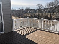 <b>Trex Transcends Havana Gold Decking with White Washing Vinyl Railing in Clarksville MD</b>